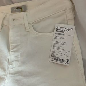 Athleta white Sculptek Ultra Skinny Jeans so 6